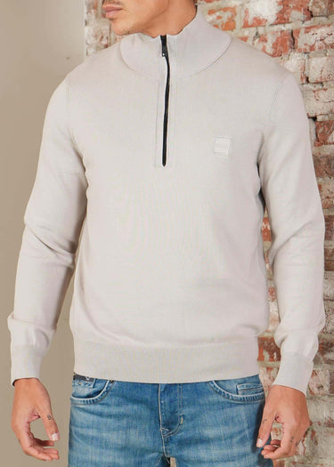 Hugo Boss Truien Kanobix s - open grey