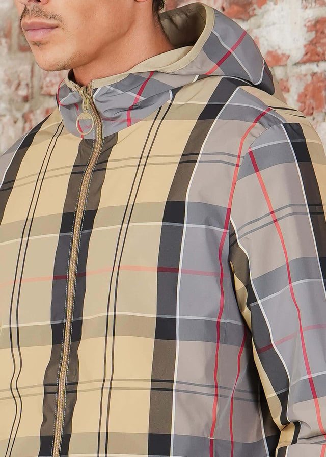 Barbour Jassen Barbour reversible kemble showerproof jacket - washed stone