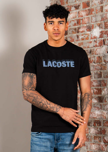 Lacoste T-shirts Regular fit ultra dry training t-shirt - black aphylla