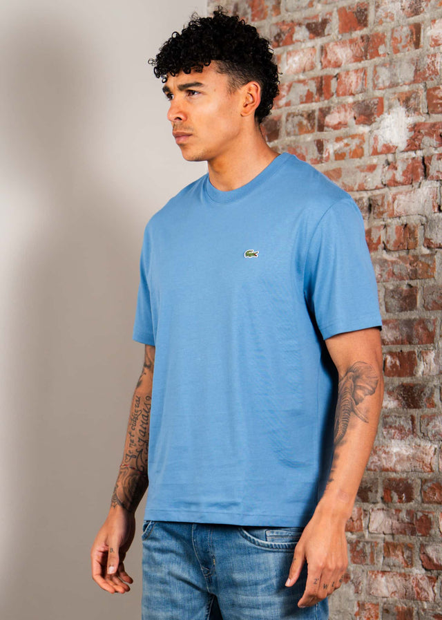 Lacoste T-shirts Cotton t-shirt - abyss blue