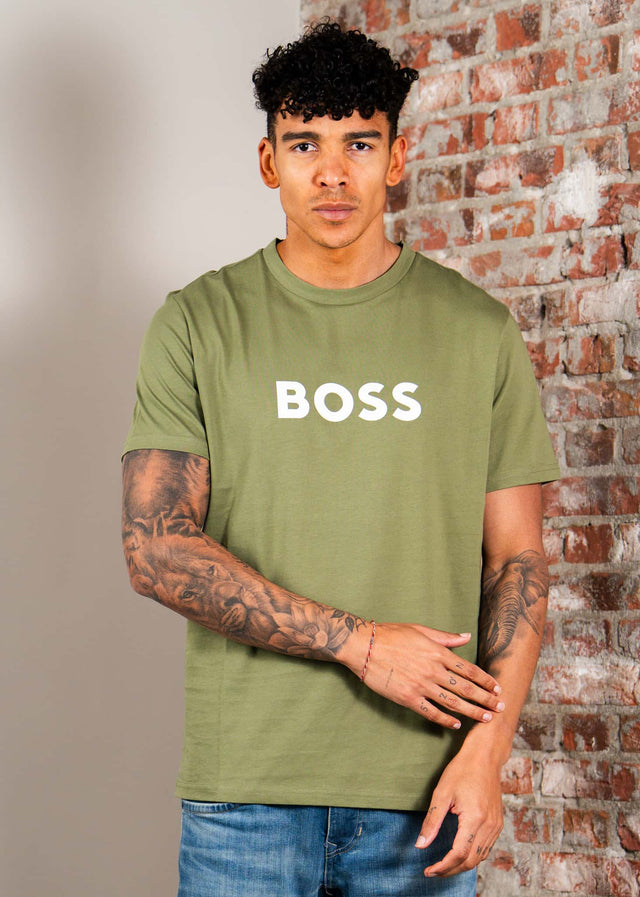 Hugo Boss T-shirts T-shirts rn - open green