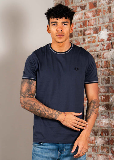Fred Perry T-shirts Twin tipped t-shirt - dark airforce stockport blue black
