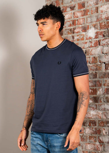 Fred Perry T-shirts Twin tipped t-shirt - dark airforce stockport blue black