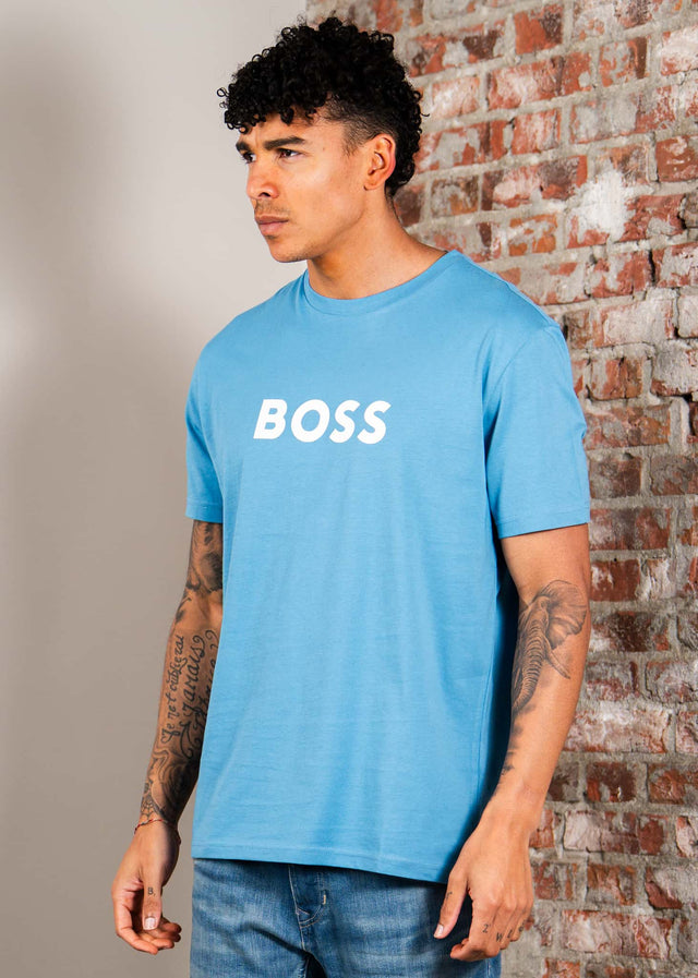 Hugo Boss T-shirts T-shirts rn - turquoise aqua