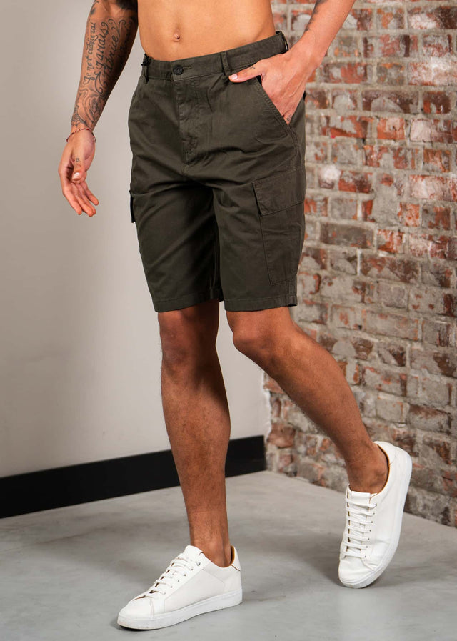 Lyle & Scott Korte Broeken Cargo short - olive