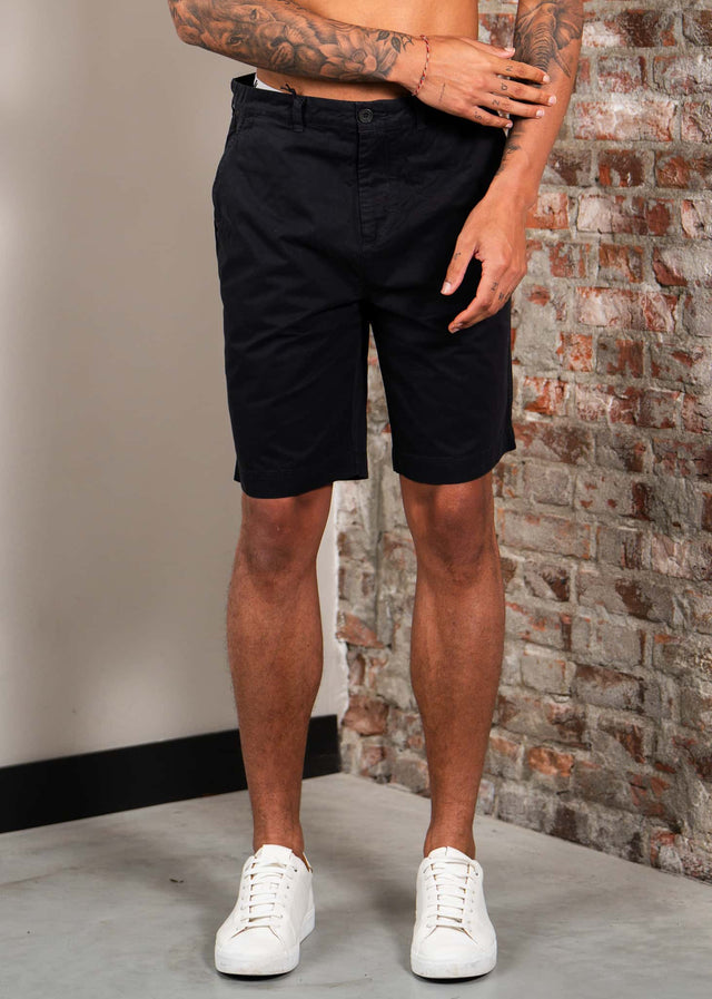 Lyle & Scott Korte Broeken Chino short - jet black