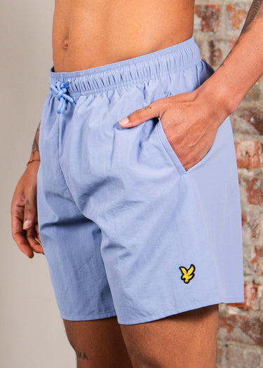 Lyle & Scott Zwembroeken Plain swim short - bubble blue