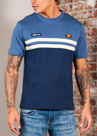Ellesse T-shirts Venire tee - navy light yellow
