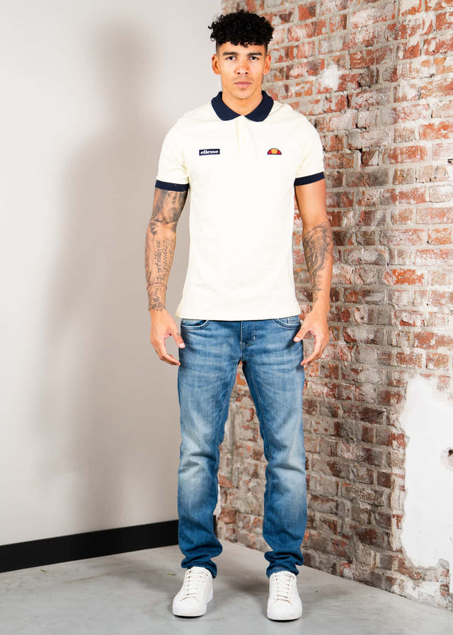 Ellesse Polo's Lessepsia polo - light yellow navy