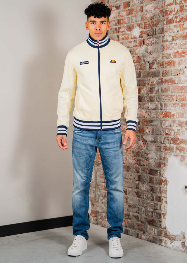Ellesse Vesten Milan track jacket - light yellow navy