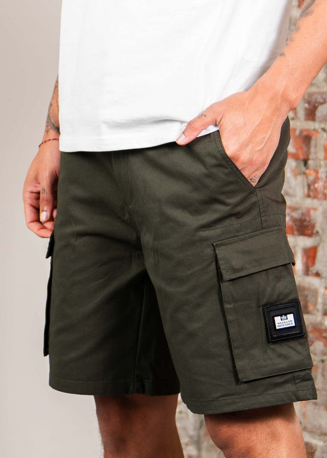 Weekend Offender Korte Broeken Mascia cargo short - black forest
