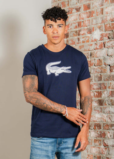 Lacoste T-shirts Lacoste logo t-shirt - navy blue white
