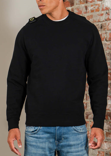 MA.Strum Truien Mastrum crew sweat - jet black