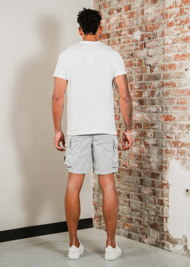 Marshall Artist Korte Broeken Woodvale cargo short - oceanic grey