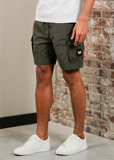 Weekend Offender Korte Broeken Baraki travel stretch cargo - black forest