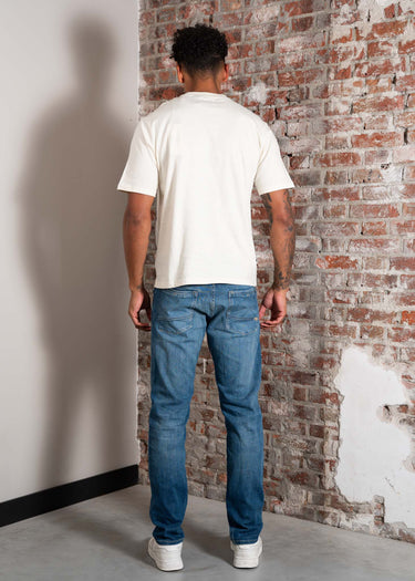 Aquascutum T-shirts Rubber patch t-shirt - old white