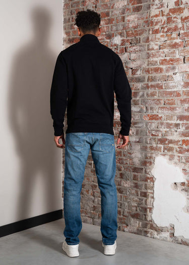 MA.Strum Truien Neo quarter zip sweat - black