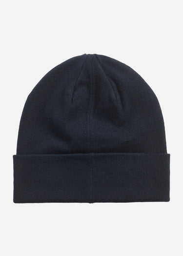 Lyle & Scott Mutsen Cotton merino beanie - dark navy