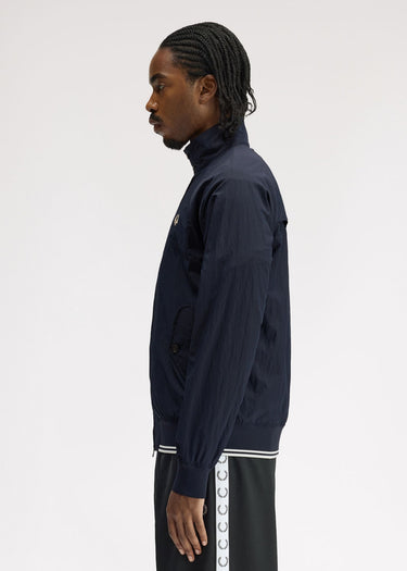 Fred Perry Jassen Crinkle harrington jacket - navy