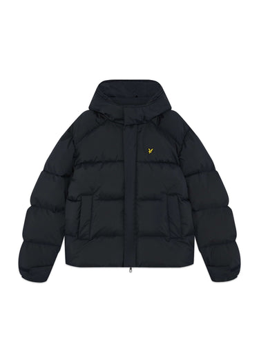 Lyle & Scott Jassen Hooded puffer jacket - jet black