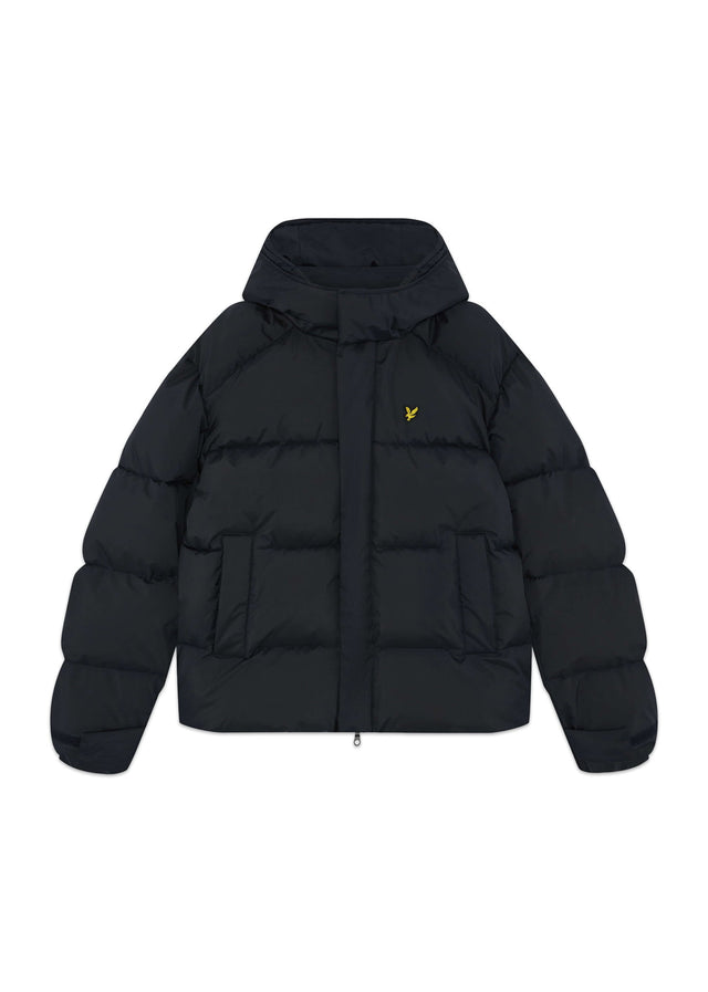Lyle & Scott Jassen Hooded puffer jacket - jet black