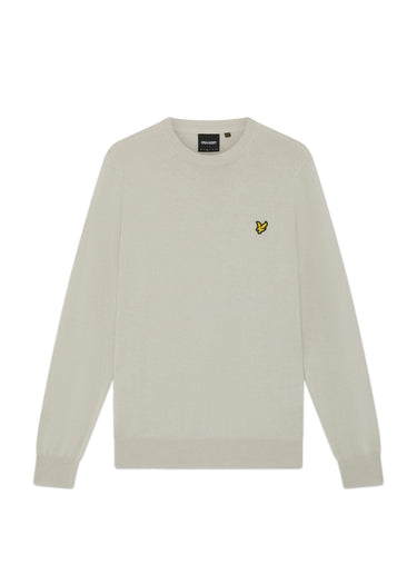 Lyle & Scott Truien Cotton merino crew neck jumper - cove