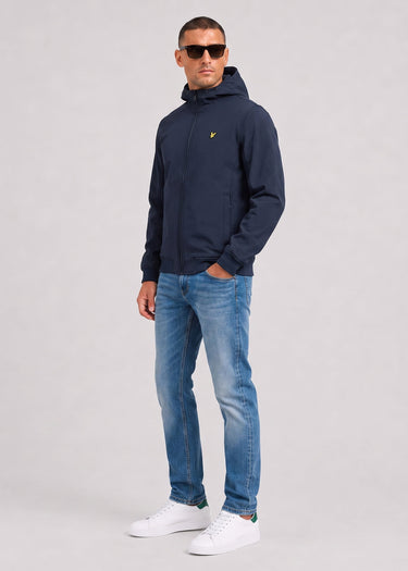 Lyle & Scott Jassen Fleece back softshell jacket - dark navy