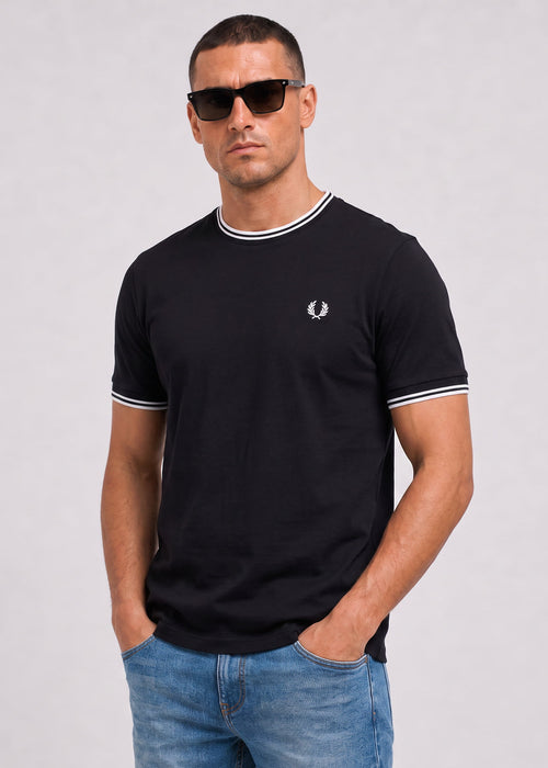 Twin tipped t-shirt - black