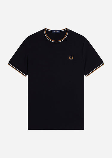 Fred Perry T-shirts Twin tipped t-shirt - black P69
