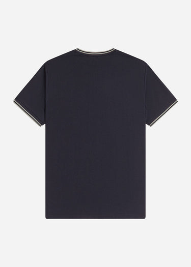 Fred Perry T-shirts Twin tipped t-shirt - navy seagrass