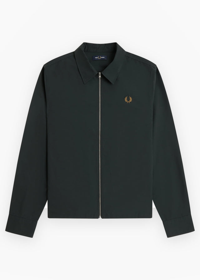 Fred Perry Overshirts Poplin overshirt - night green