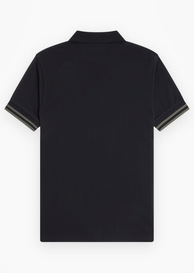 Fred Perry Polo's Bold tipped polo shirt - black