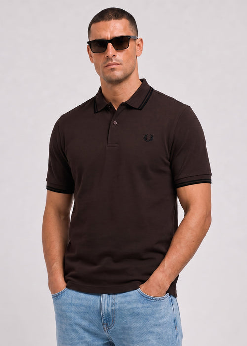 Twin tipped polo - rich brown black