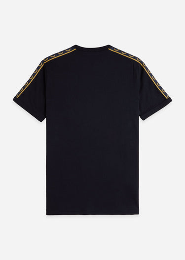 Fred Perry T-shirts Contrast tape ringer t-shirt - navy honeycomb