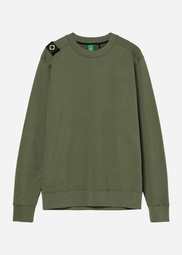 MA.Strum Truien Mastrum crew sweat - bronze green