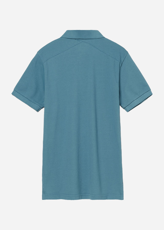 MA.Strum Polo's Mastrum pique polo - aegean blue