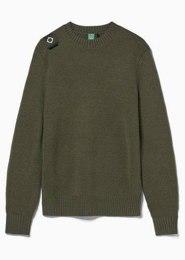 MA.Strum Truien Oka crew sweater - bronze green