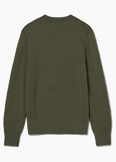 MA.Strum Truien Oka crew sweater - bronze green