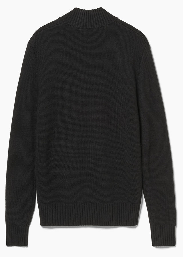 MA.Strum Truien Sarl quarter zip sweater - black