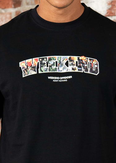 Weekend Offender T-shirts Saturday - black