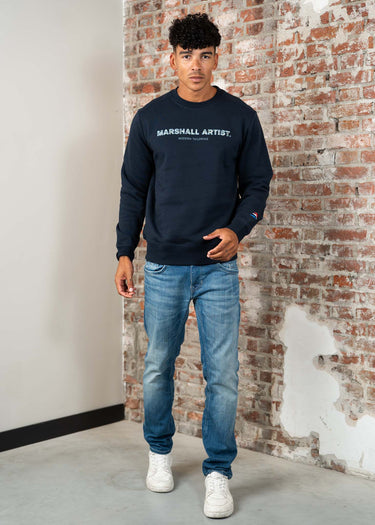 Marshall Artist Truien Resurrection crewneck - navy