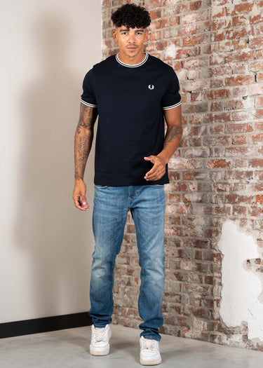 Fred Perry T-shirts Twin tipped t-shirt - navy