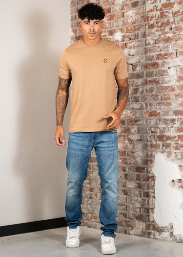 Lyle & Scott T-shirts Plain t-shirt - tigers eye