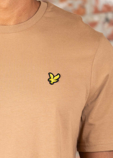 Lyle & Scott T-shirts Plain t-shirt - tigers eye