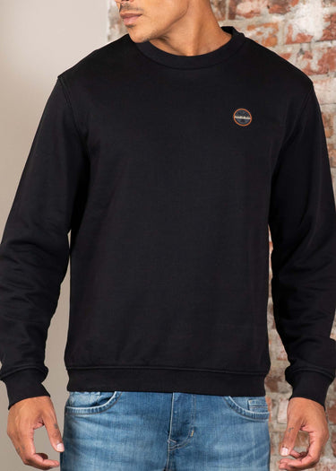 Napapijri Truien Badge crewneck - black beauty