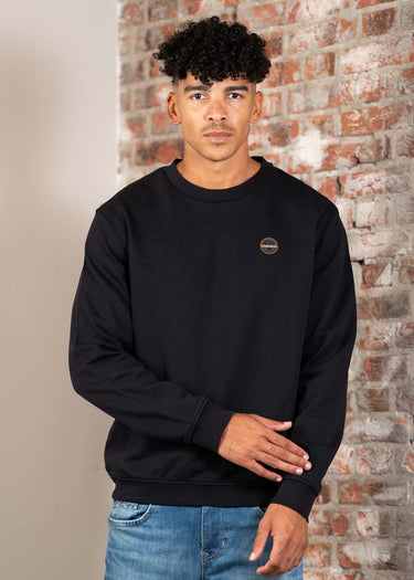 Napapijri Truien Badge crewneck - black beauty