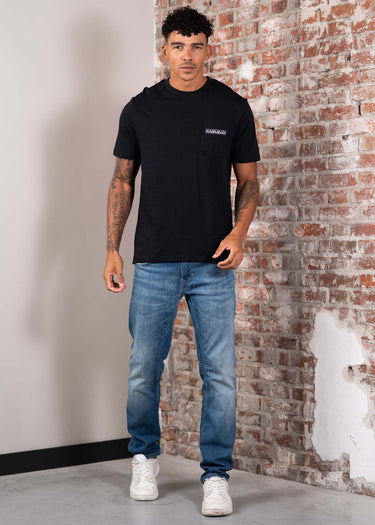 Napapijri T-shirts Fanes - black beauty