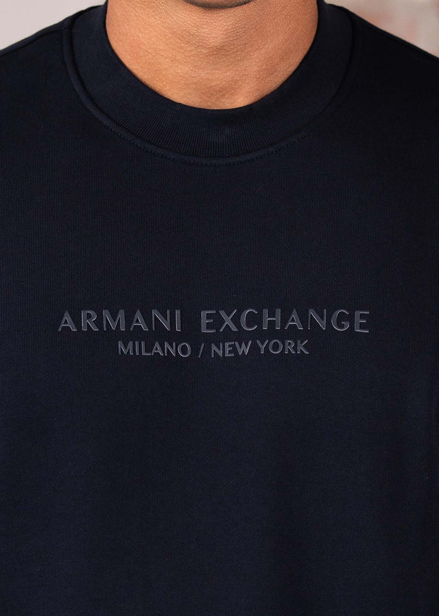 Armani Exchange Truien Sweatshirt - deep navy