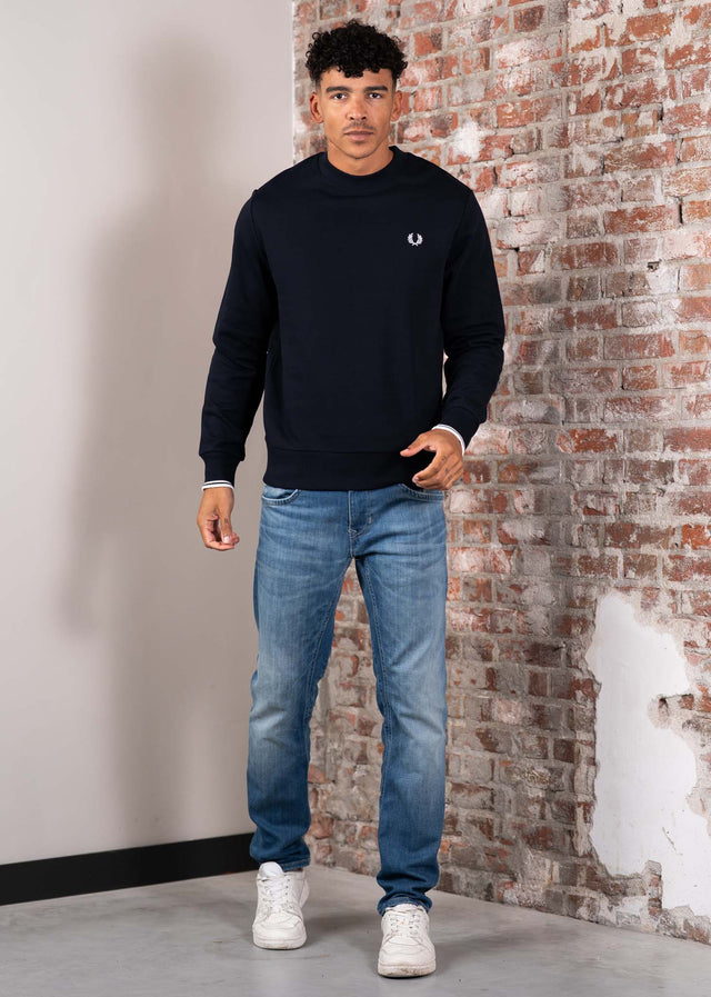 Fred Perry Truien Crew neck sweatshirt - navy