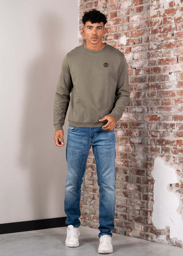 Napapijri Truien Badge crewneck- tea leaf